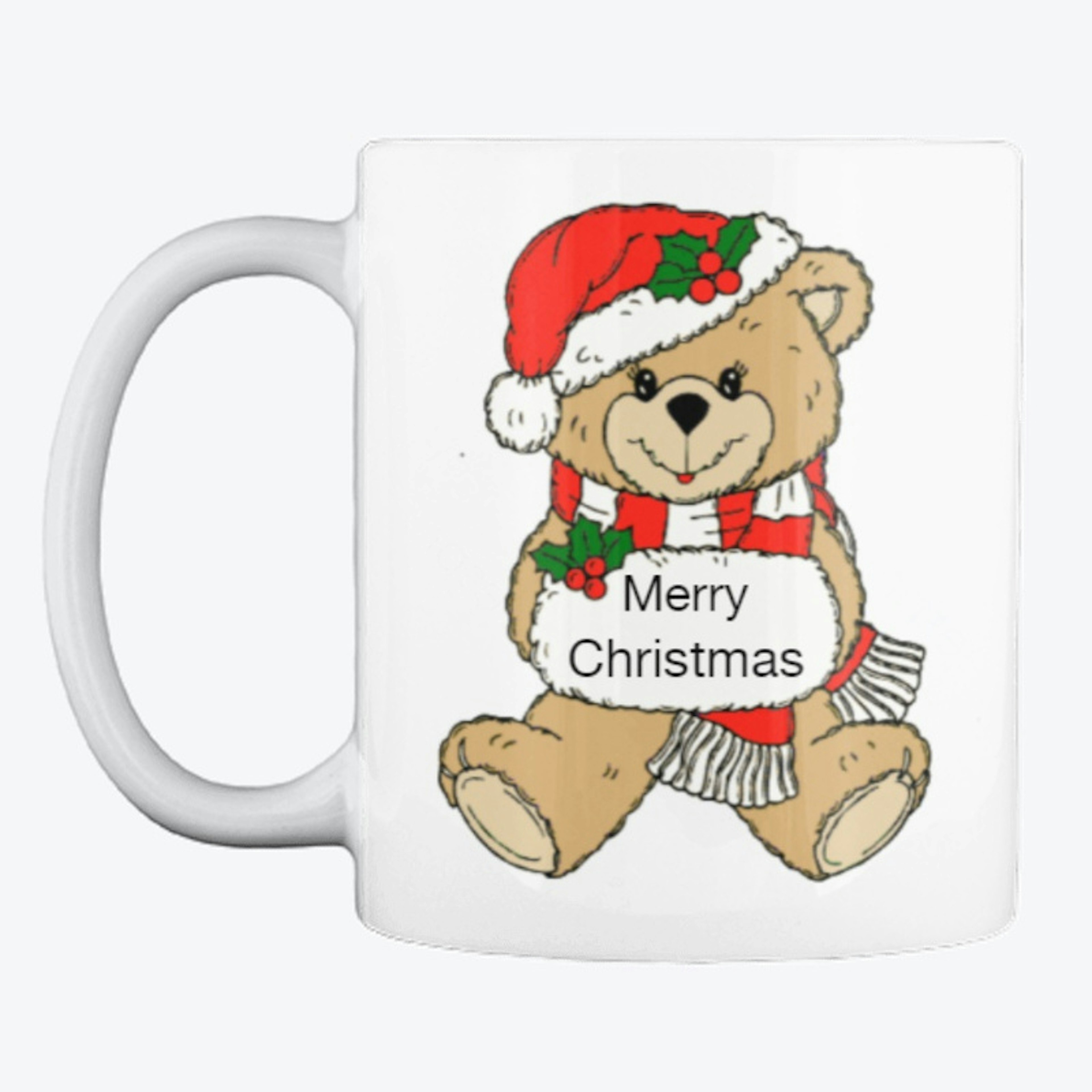 Merry Christmas Teddy Bear Novelty